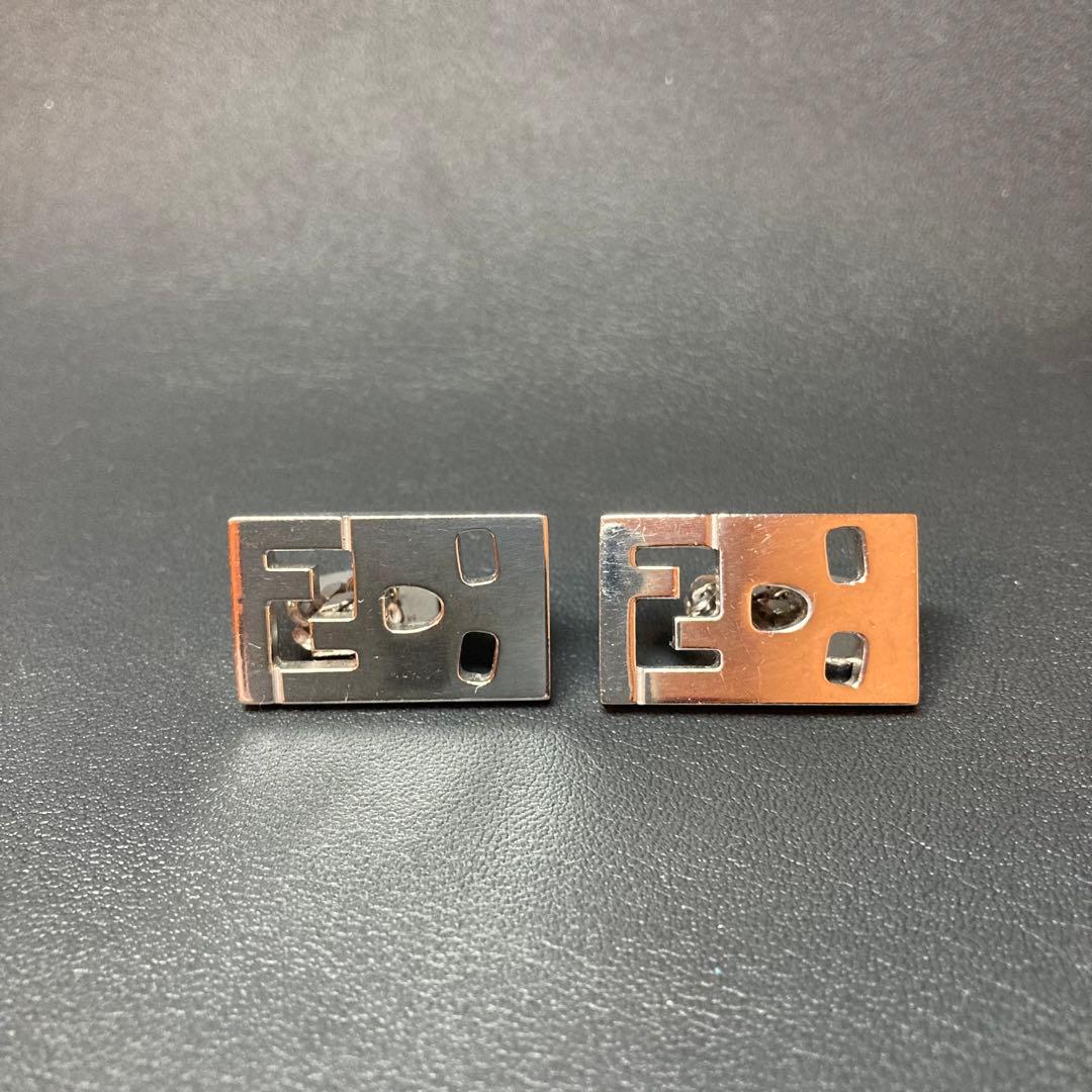 FENDI フェンディ　カフリンクス シルバー　フェイス silver925