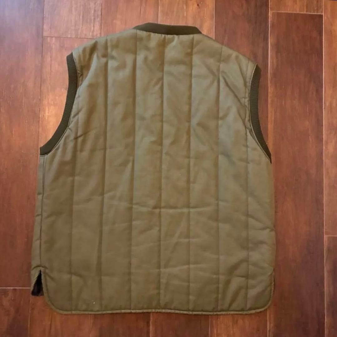80s 2ワラント uk vintage バブアー キルティングベスト 古着