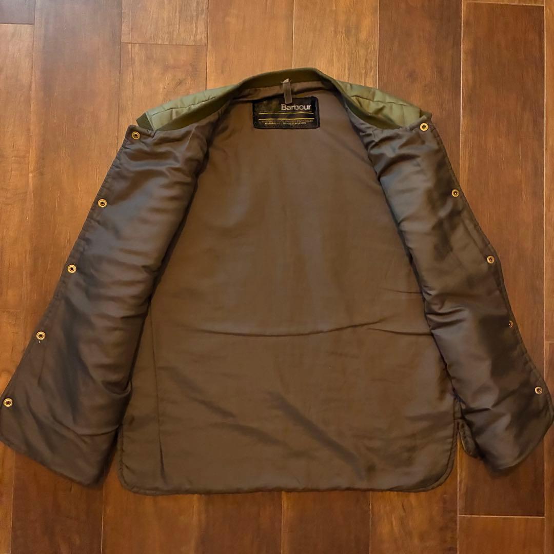 80s 2ワラント uk vintage バブアー キルティングベスト 古着