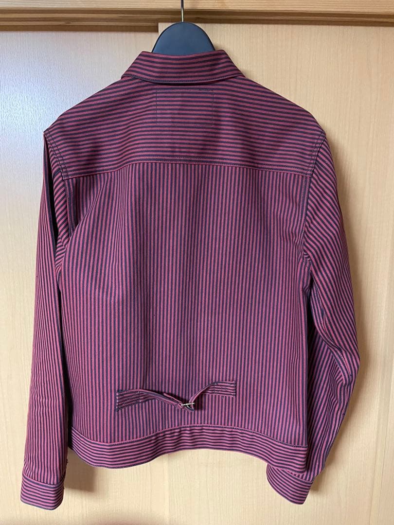 ジャケット・アウター CALEE COLOR HICKORY 1st TYPE JACKET