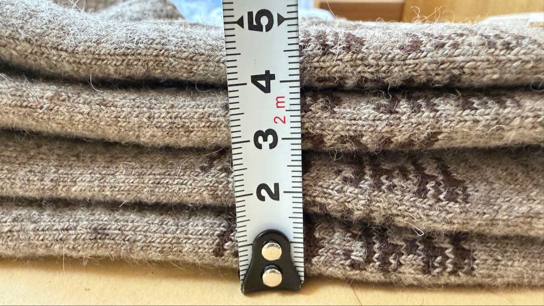 100%ヤクウールソックス　2足セット　モンゴルヤクウールソックス　天然ヤク