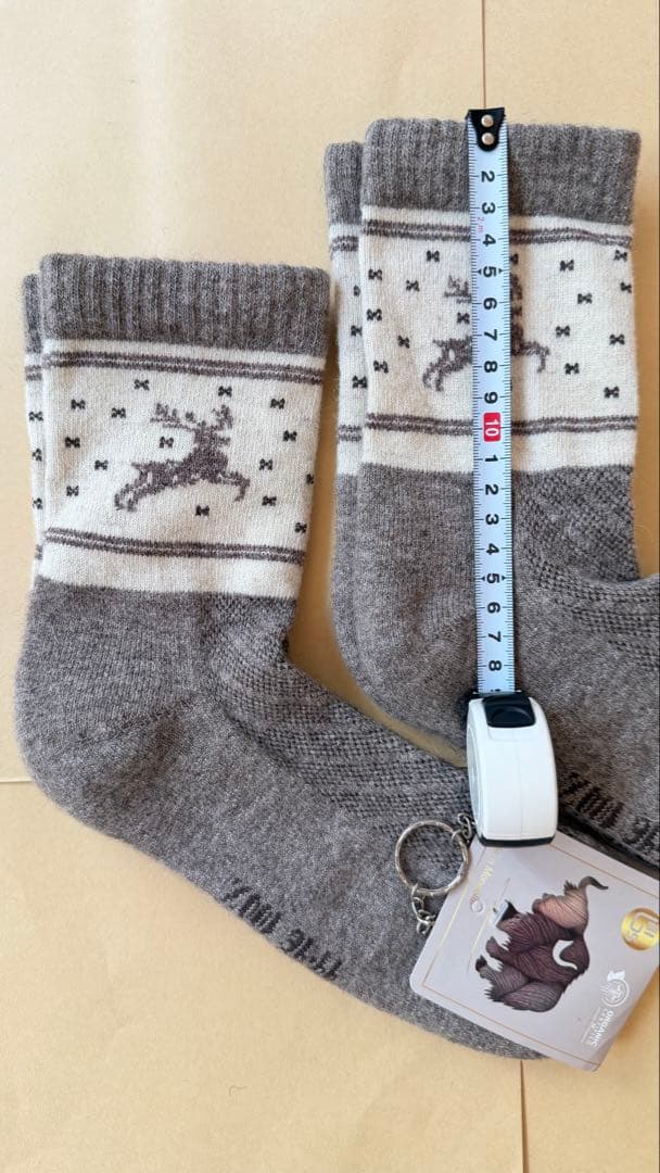 100%ヤクウールソックス　2足セット　モンゴルヤクウールソックス　天然ヤク