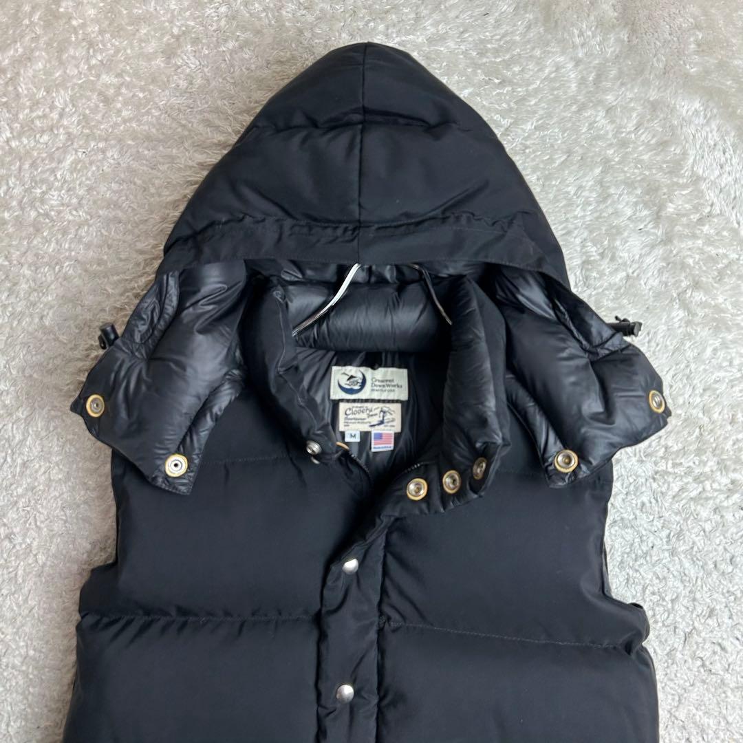 Crescent Down Works ダウンベスト ブラック M