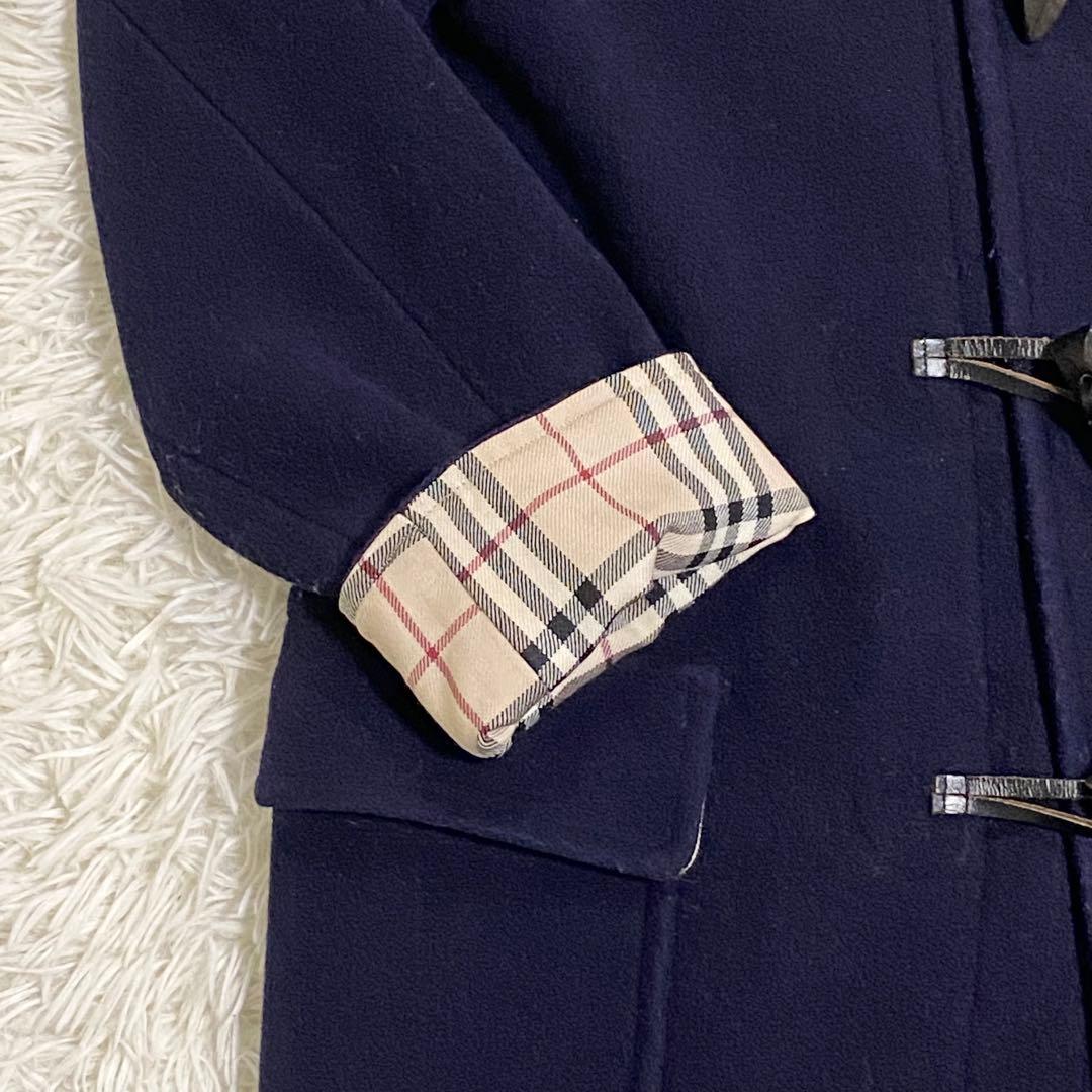 BURBERRY LONDON ダッフルコート　ノバチェック フード　150A