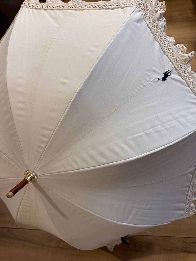 ラルフローレン　フリル　日傘