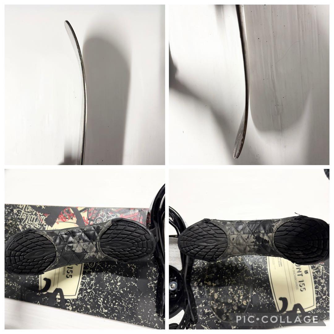 BURTON CUSTOM スノボセット　バートン　カスタム　スノーボード 4点