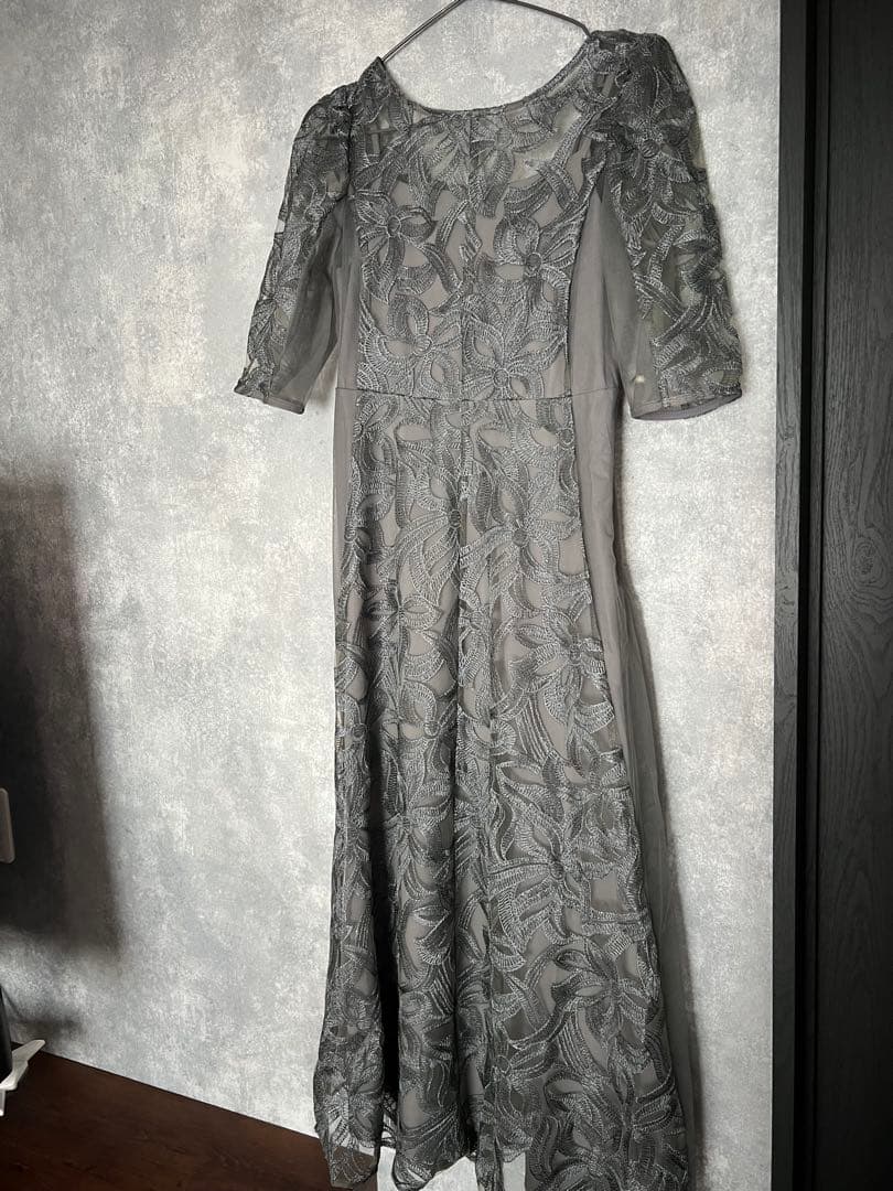 ＊美品＊ niana フラワーレースフレアドレス