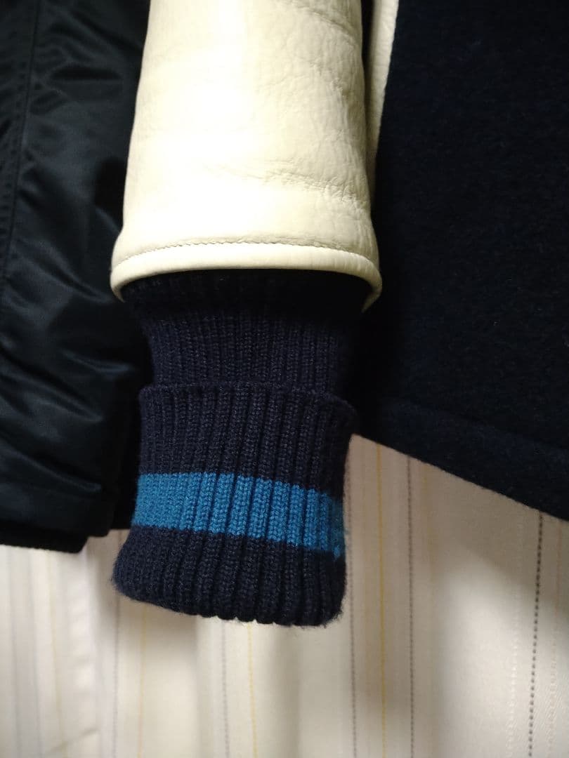 Pherrow's スタジャン ネイビー MD