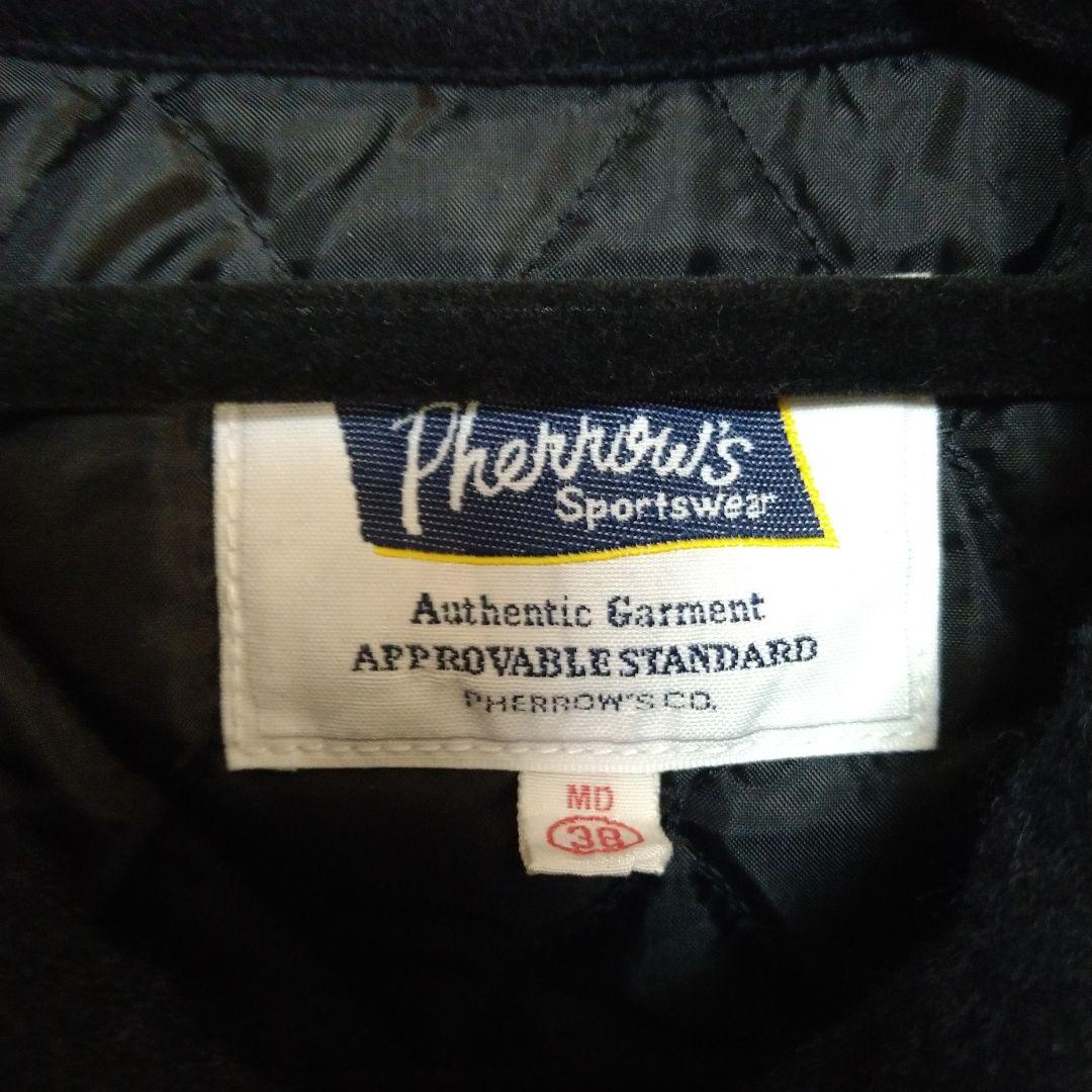 Pherrow's スタジャン ネイビー MD