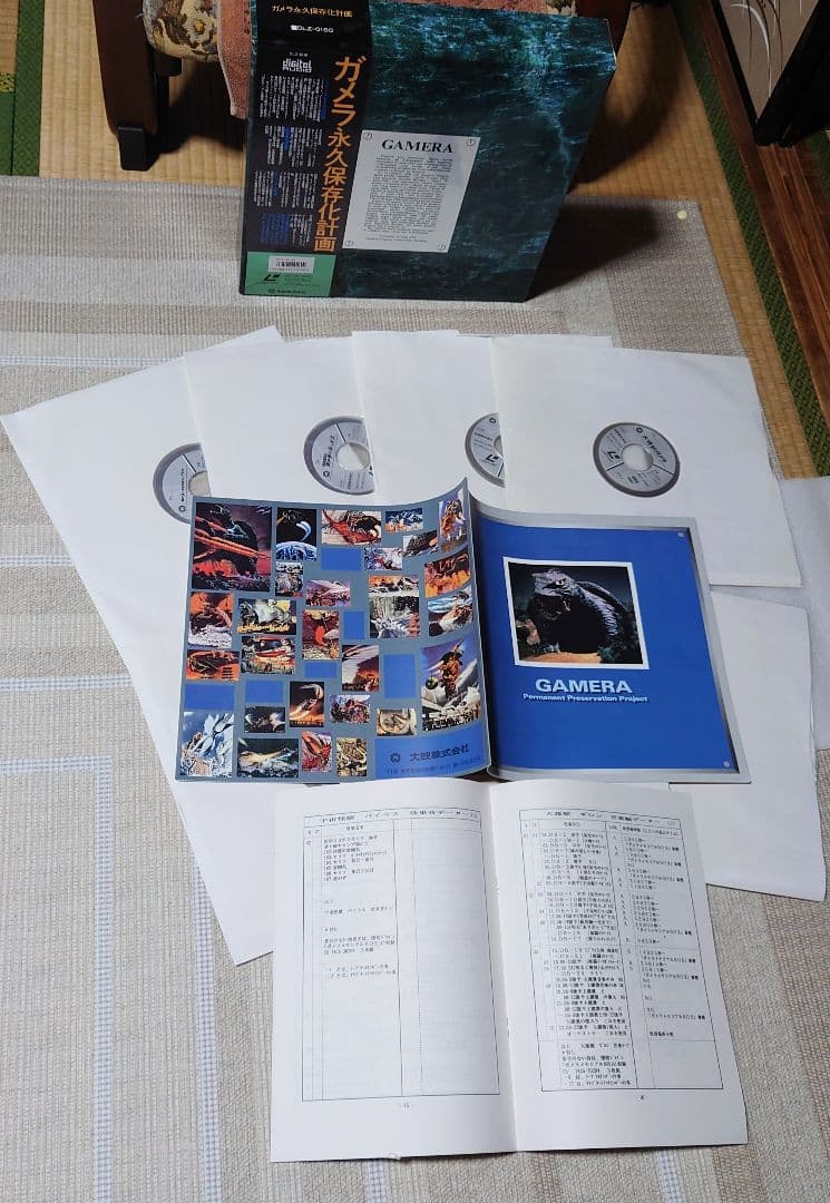 ガメラ 永久保存化計画 レーザーディスク LD-BOX（DLZ-0160）