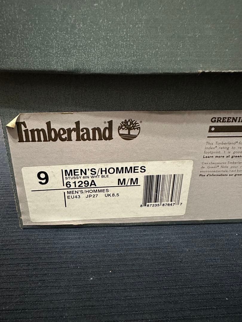 [タケ]Timberland Stussy コラボ ブーツ