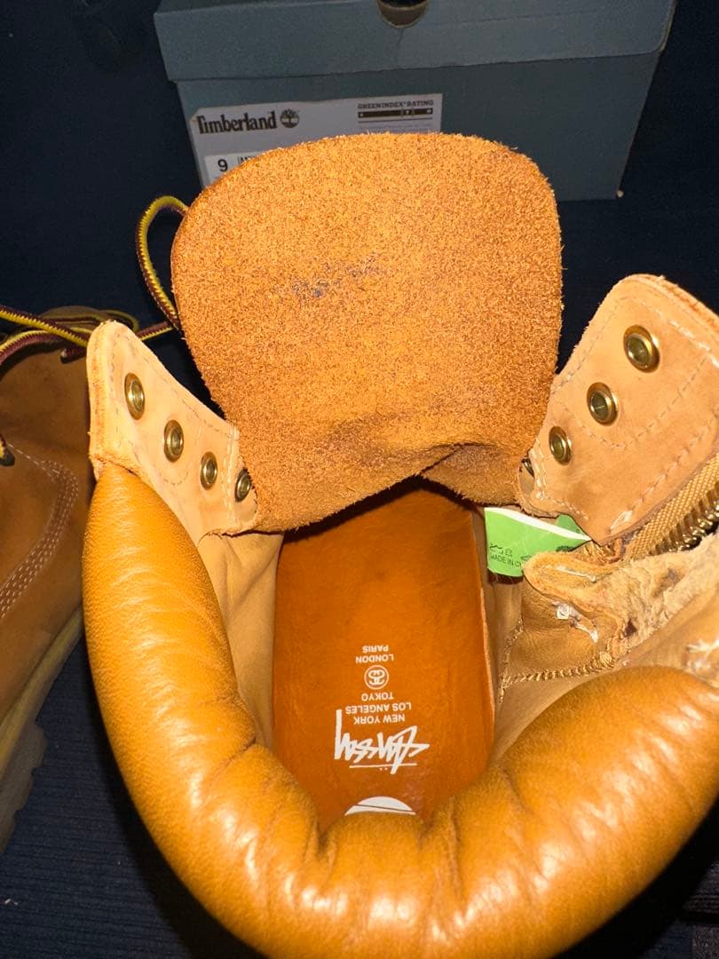 [タケ]Timberland Stussy コラボ ブーツ