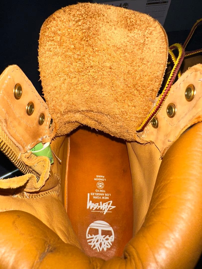 [タケ]Timberland Stussy コラボ ブーツ