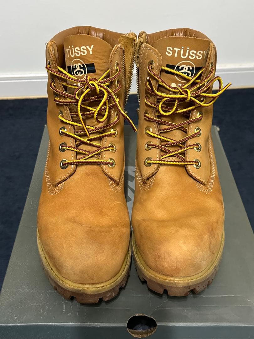 [タケ]Timberland Stussy コラボ ブーツ