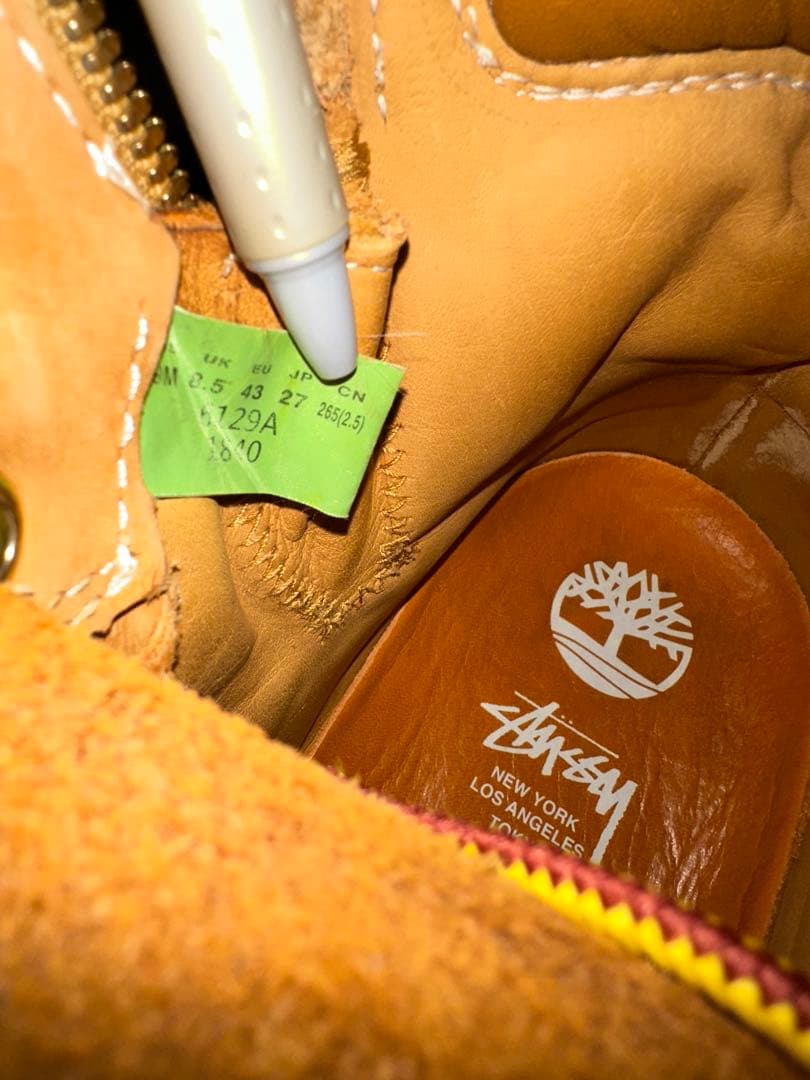 [タケ]Timberland Stussy コラボ ブーツ