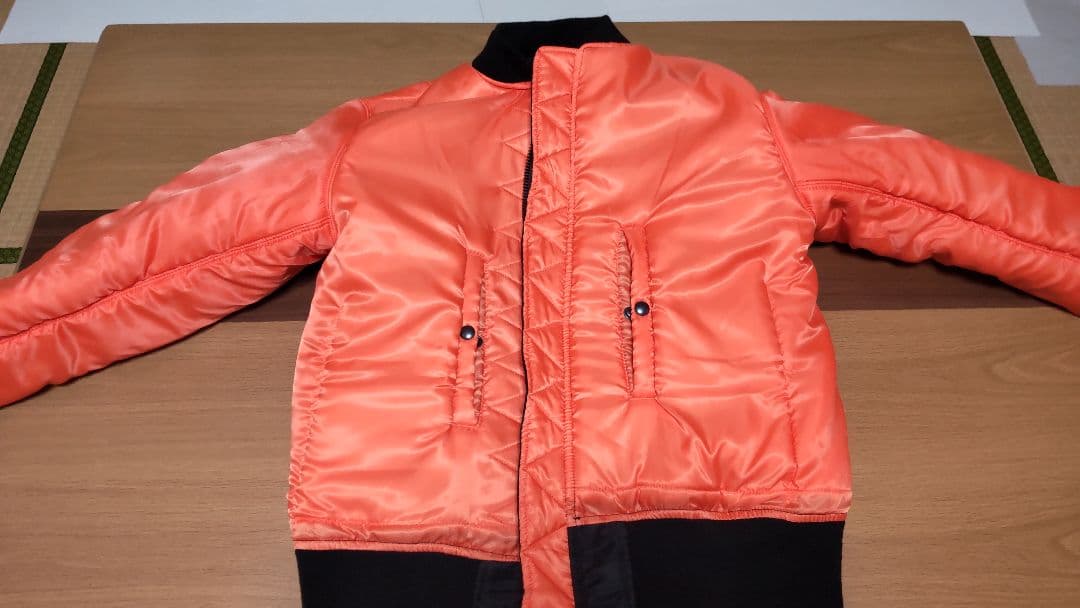 HOUSTON MA-1フライトジャケット ブラック