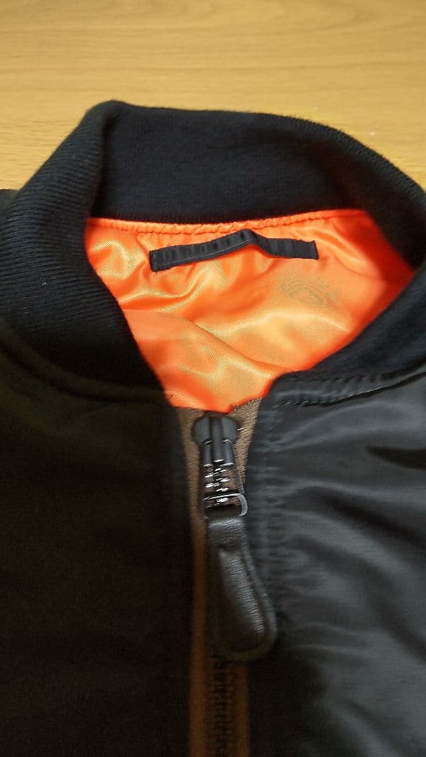 HOUSTON MA-1フライトジャケット ブラック