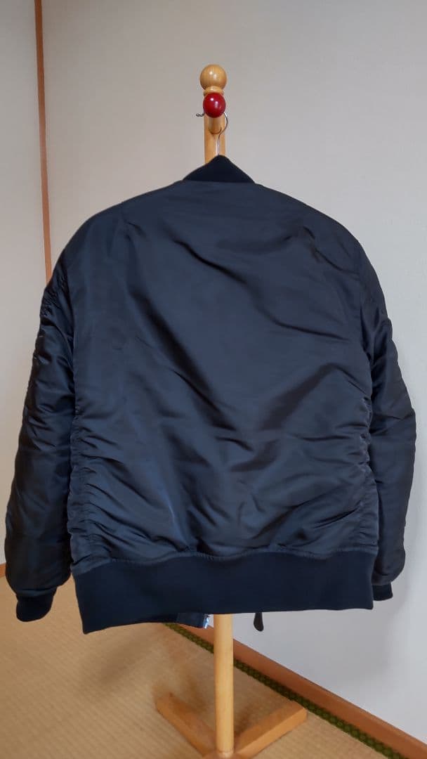 HOUSTON MA-1フライトジャケット ブラック