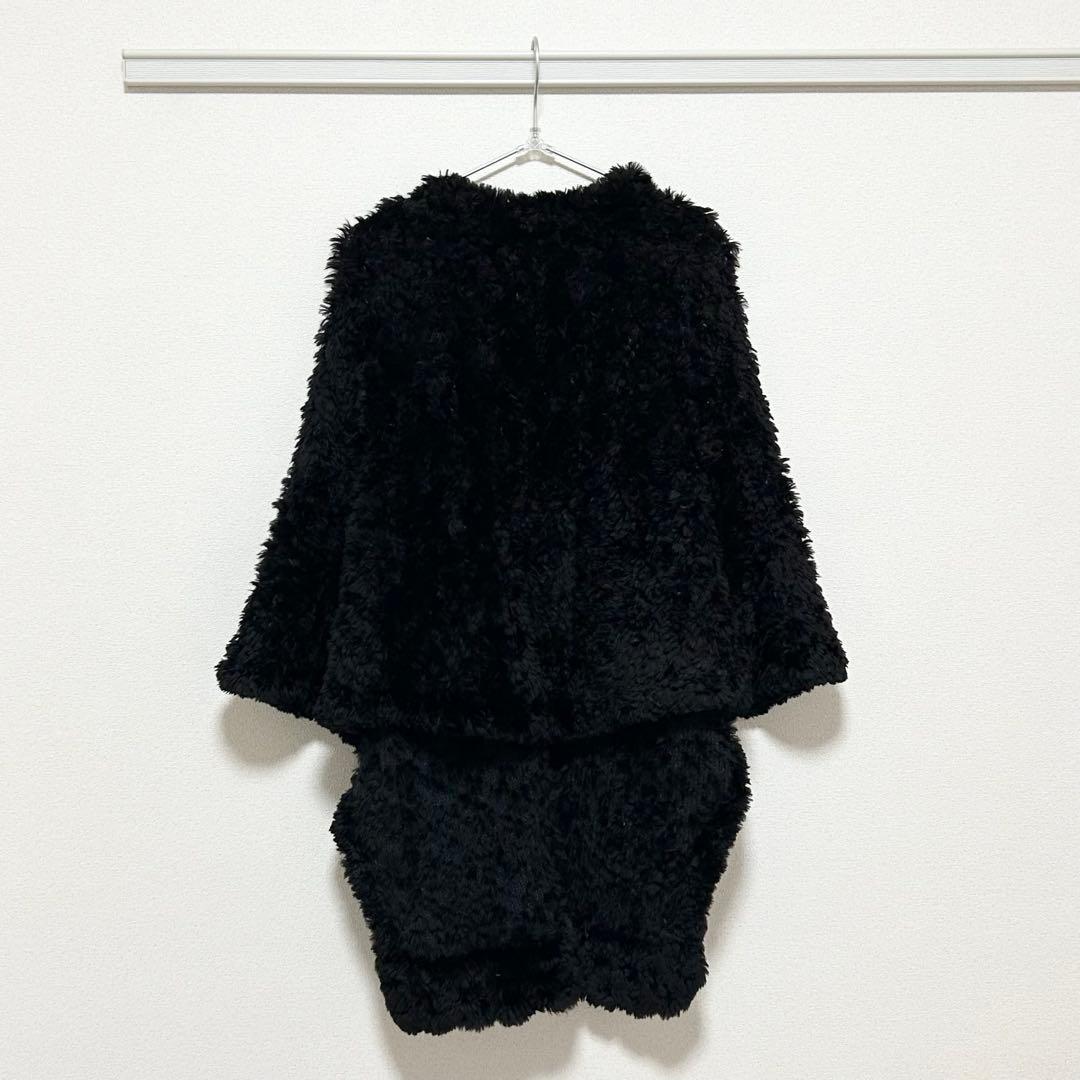 0560 Paula Lishman ポンチョ ビーバーファー