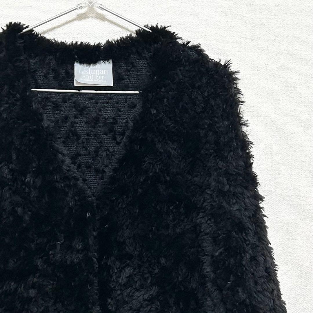 0560 Paula Lishman ポンチョ ビーバーファー