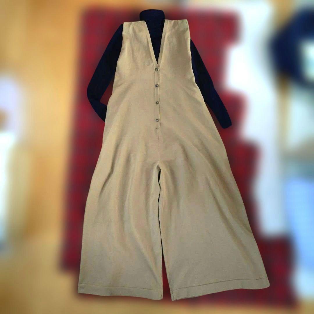 【ETRÉ TOKYO】フロントボタンニットオールインワン