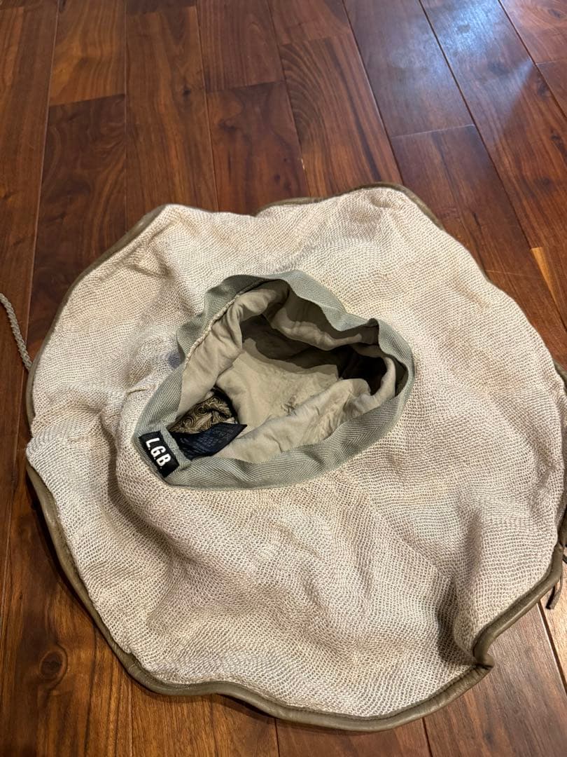 00s L.G.B. skull linen hat 女優帽　ハット y2k