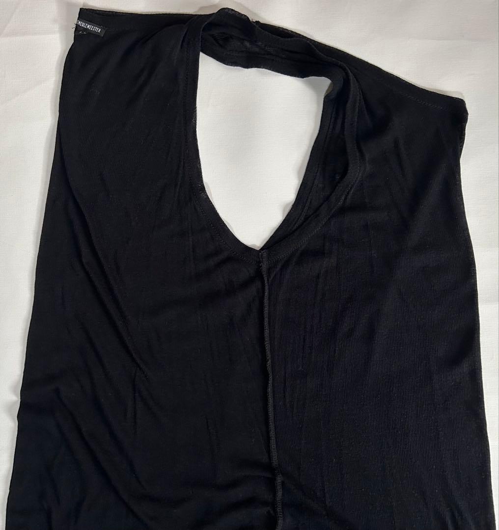 アンドゥムルメステール コットンカシミヤ リブタンクトップ ノースリーブ メンズ