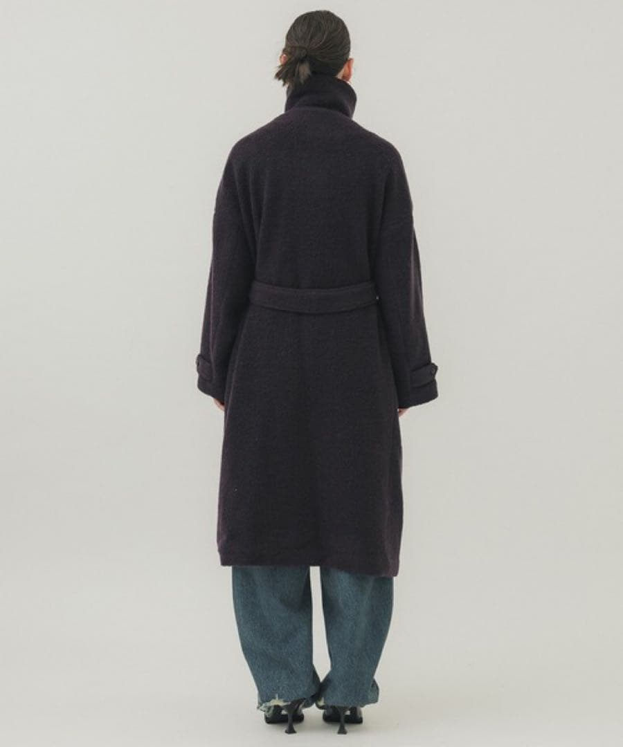 STUDIOUS IHNN BOA HIGH NECK COATボアコート