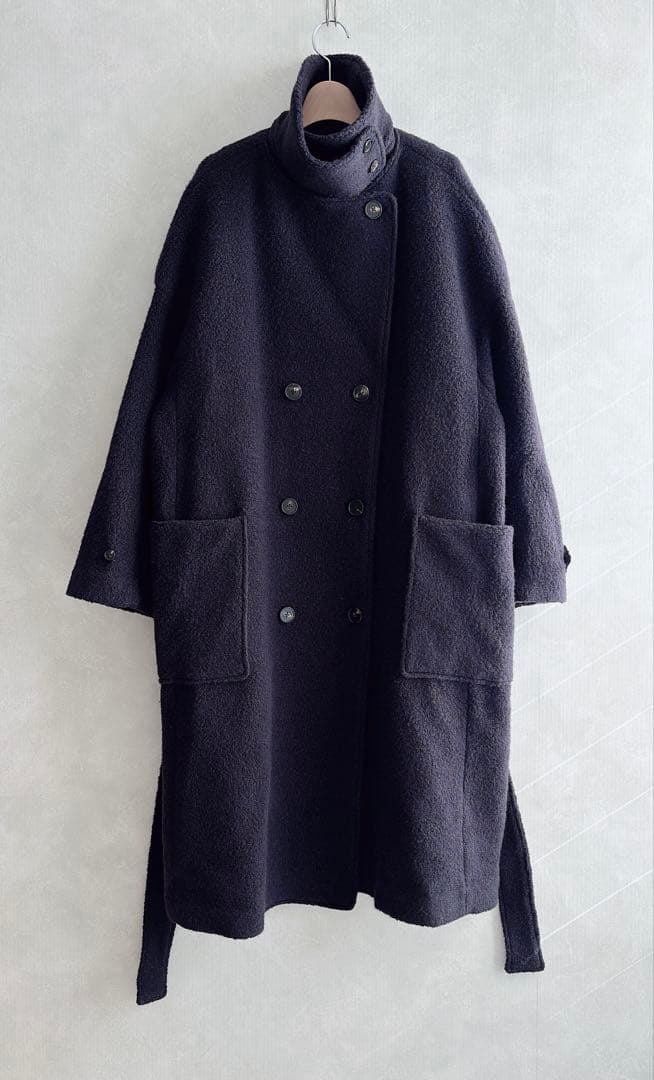 STUDIOUS IHNN BOA HIGH NECK COATボアコート