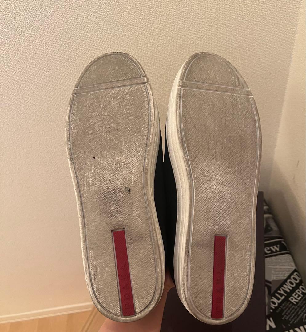 新品同様　PRADA プラダ スポーツ　スニーカー 3E6187 黒