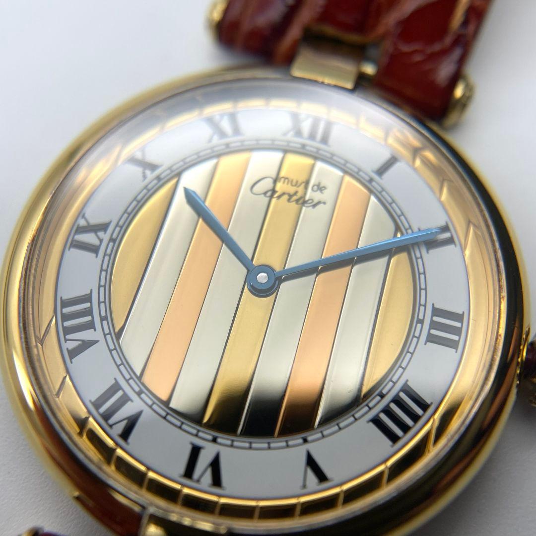 CARTIER カルティエ マストヴァンドームLM トリニティ文字盤