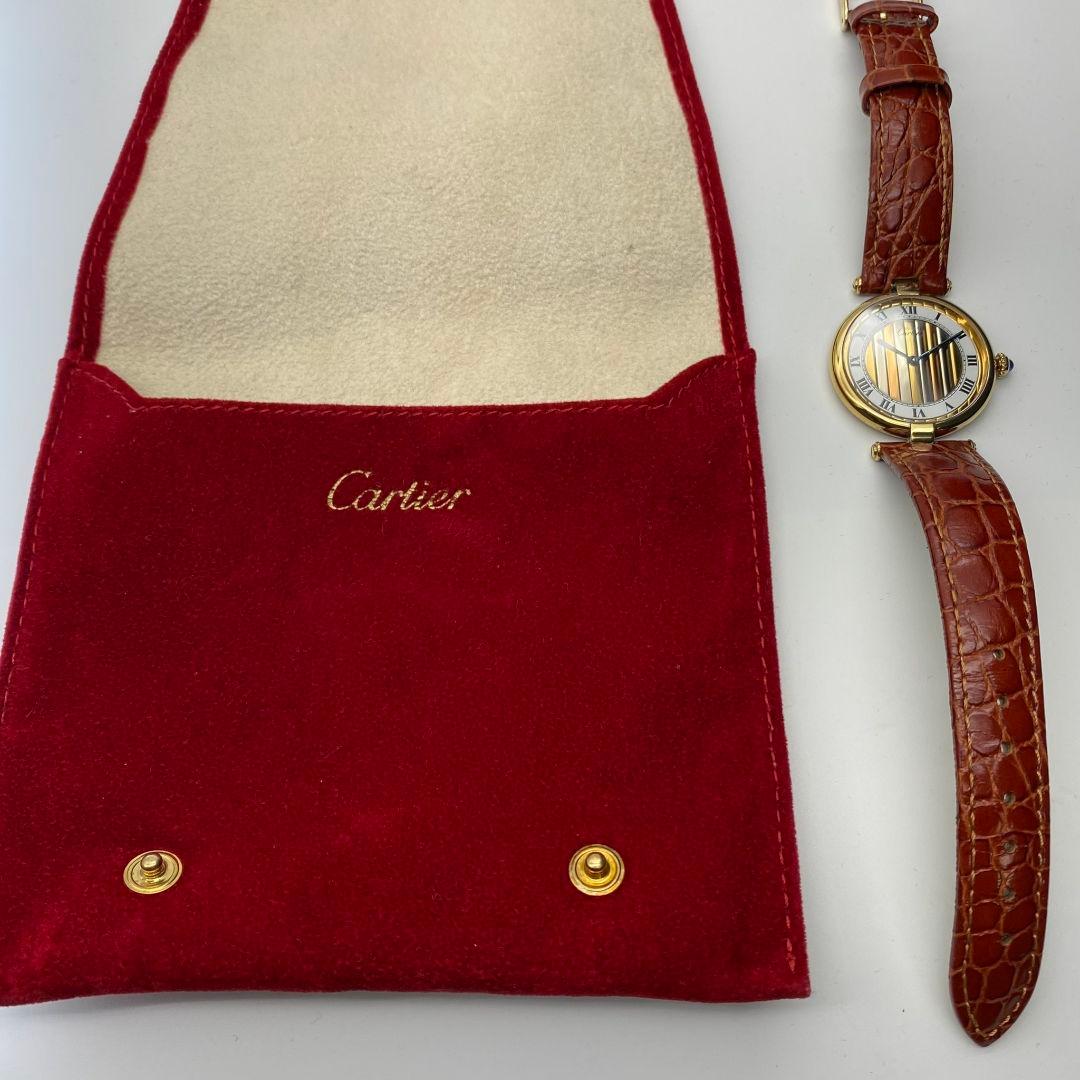 CARTIER カルティエ マストヴァンドームLM トリニティ文字盤