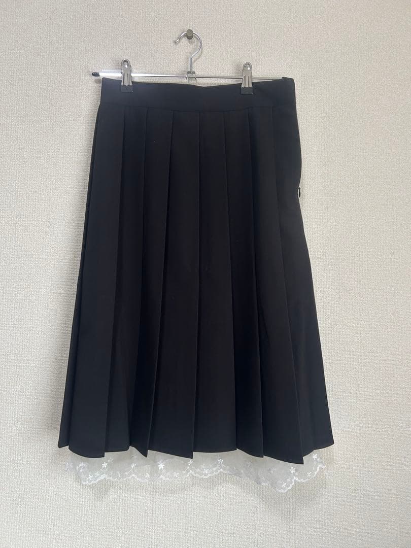 7*様 FEKETE レースミディプリーツスカート Mサイズ