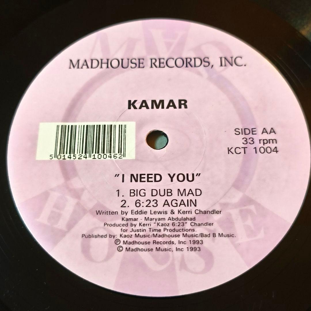 ● Kamar – I Need You / ケリーチャンドラー　ペギーグー