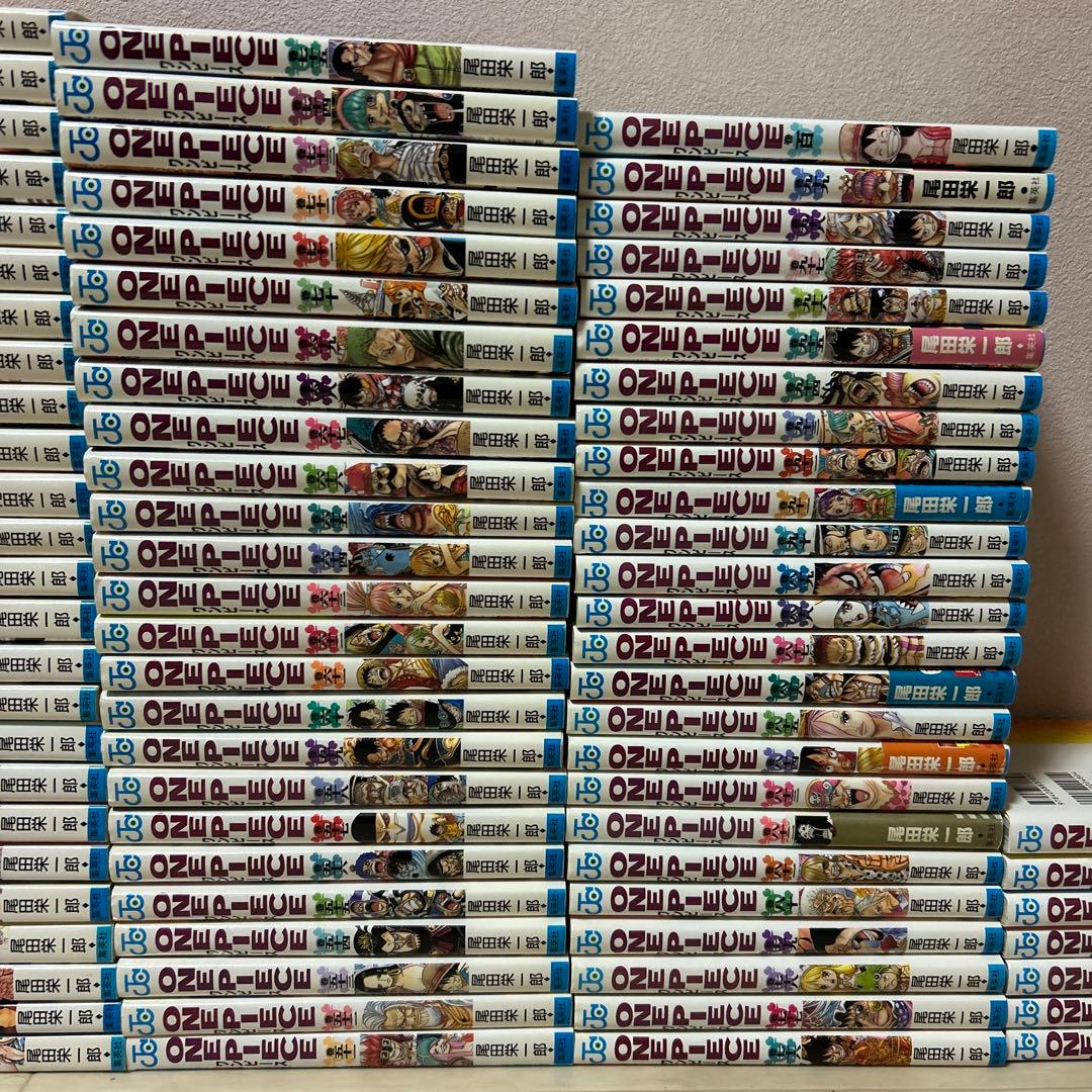 ワンピース1巻〜107巻　初版多数（84冊）　おまけ付き