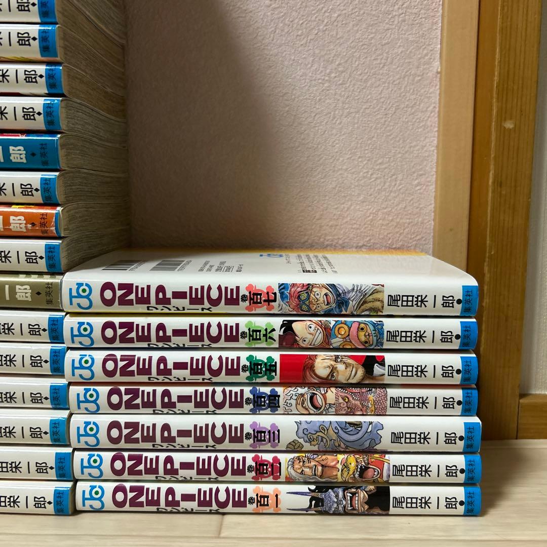 ワンピース1巻〜107巻　初版多数（84冊）　おまけ付き