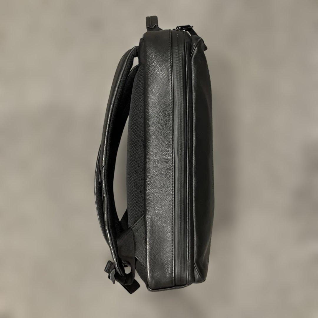 BROSKI AND SUPPLY レザー ブラック バックパック