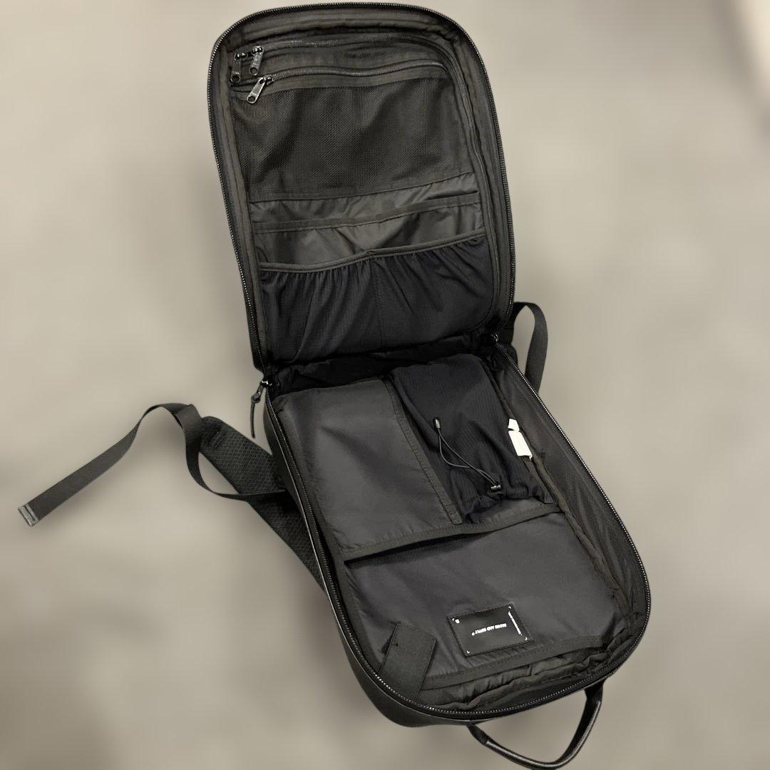 BROSKI AND SUPPLY レザー ブラック バックパック