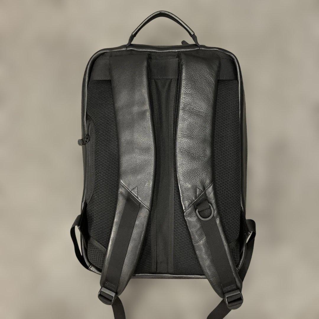 BROSKI AND SUPPLY レザー ブラック バックパック