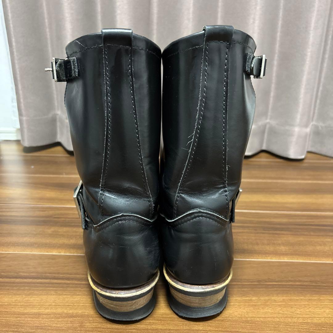 レッドウイング2268エンジニア黒ブラッククローム【8D 26センチ7年良品】
