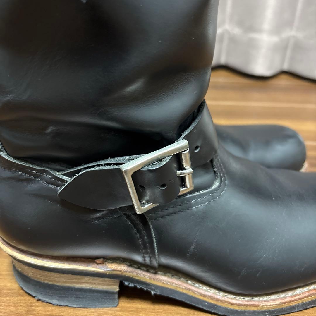 レッドウイング2268エンジニア黒ブラッククローム【8D 26センチ7年良品】