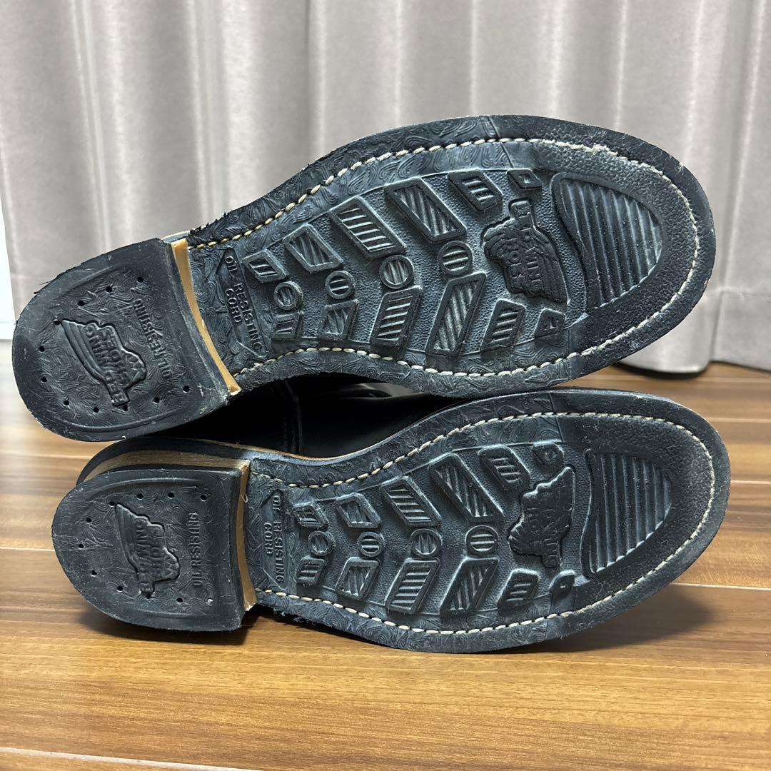 レッドウイング2268エンジニア黒ブラッククローム【8D 26センチ7年良品】