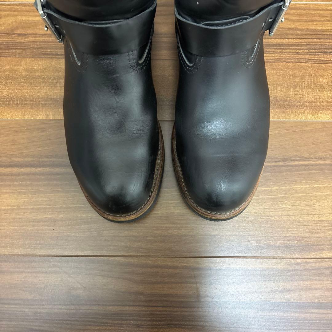 レッドウイング2268エンジニア黒ブラッククローム【8D 26センチ7年良品】