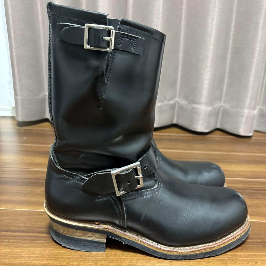 レッドウイング2268エンジニア黒ブラッククローム【8D 26センチ7年良品】