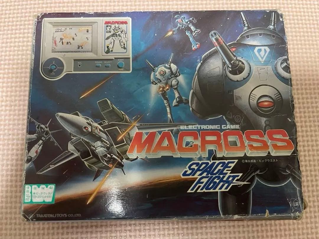 希少品　超時空要塞マクロス スペースファイト　ゲームウォッチ