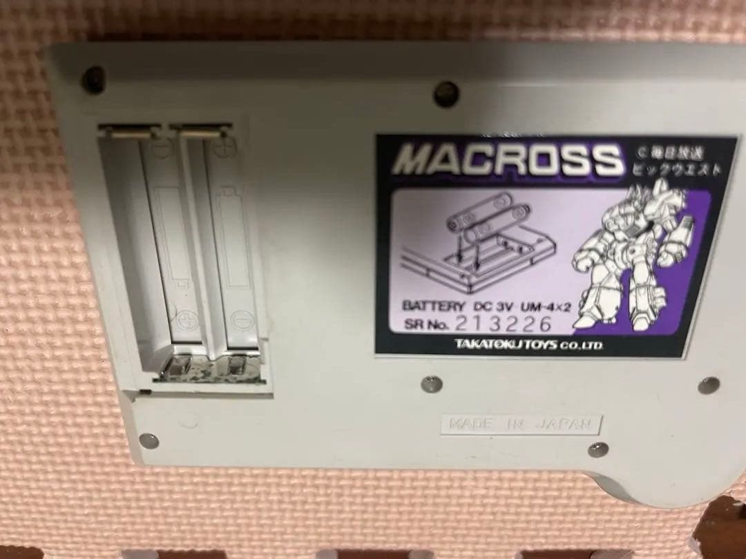 希少品　超時空要塞マクロス スペースファイト　ゲームウォッチ