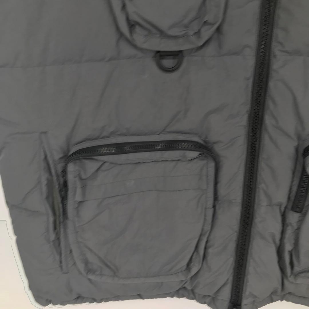 タイトブース×キラーボム　ダウンベスト　L　グレー　上野伸平