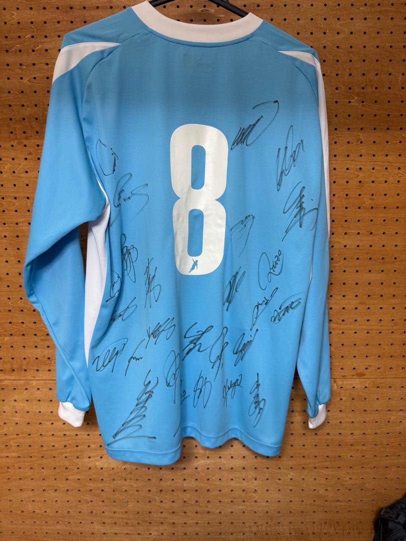 ジュビロ磐田メモリアルマッチサインユニホーム