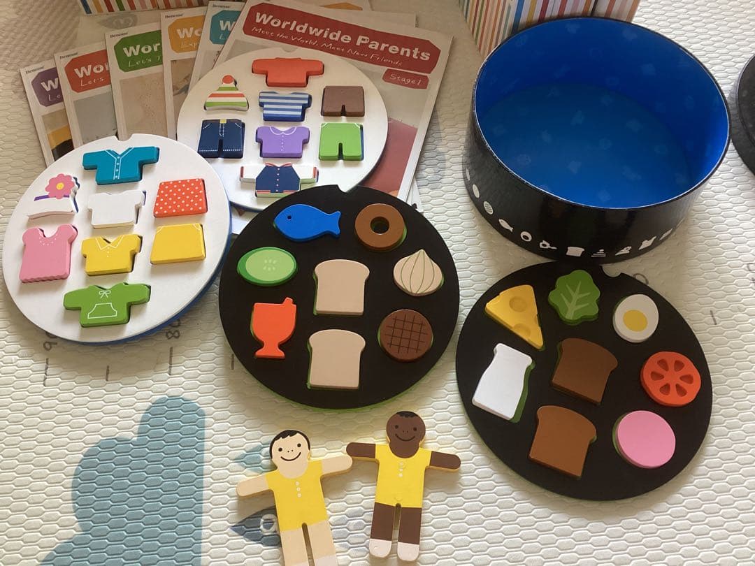 Worldwide kids DVDセットと教材