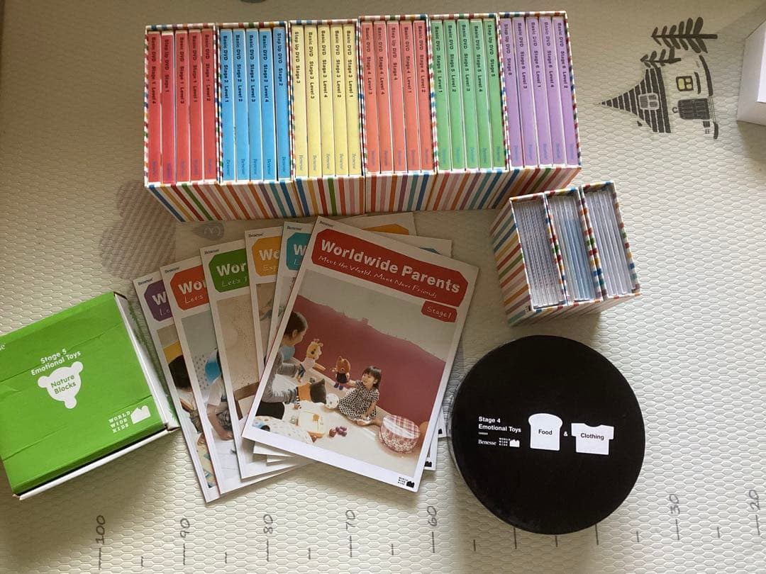 Worldwide kids DVDセットと教材